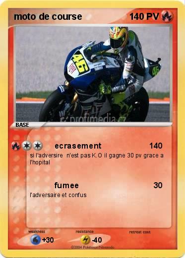 Pokemon moto de course