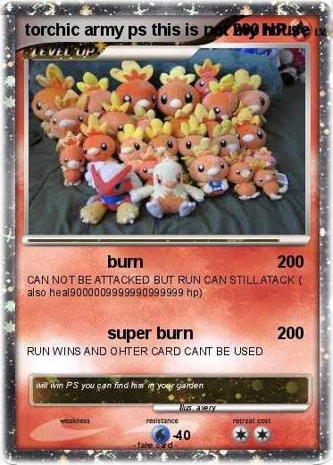 Pokemon torchic army ps this is not my house