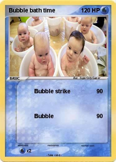Pokemon Bubble bath time