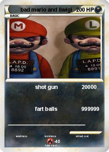 Pokemon bad mario and liwigi