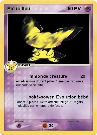 Pokemon Pichu flou