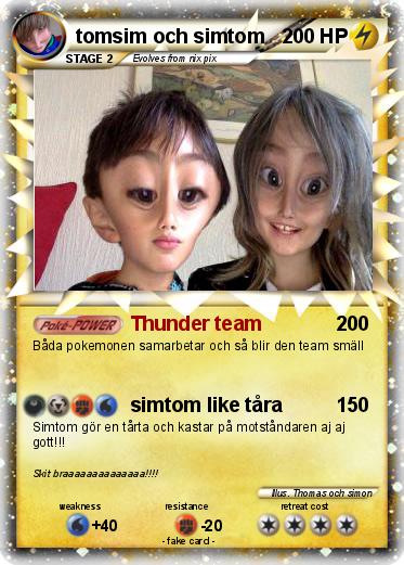Pokemon tomsim och simtom