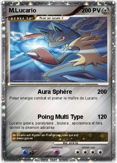 Pokemon M.Lucario                                                                      250 PV