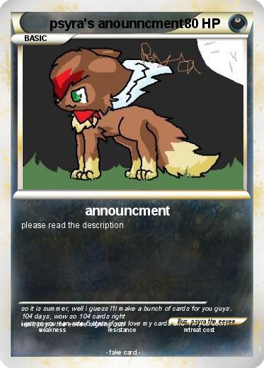 Pokemon psyra's anounncment