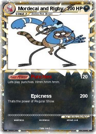 Pokemon Mordecai and Rigby