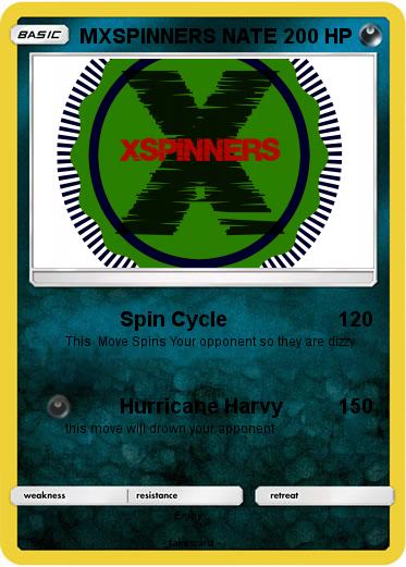 Pokemon MXSPINNERS NATE