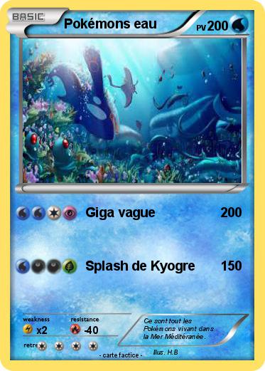 Pokemon Pokémons eau