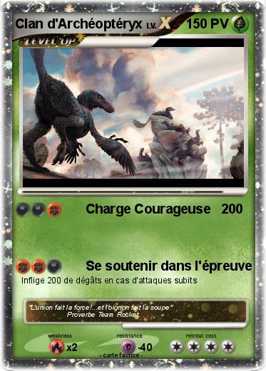 Pokemon Clan d'Archéoptéryx