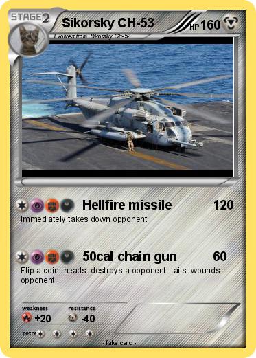 Pokemon Sikorsky CH-53