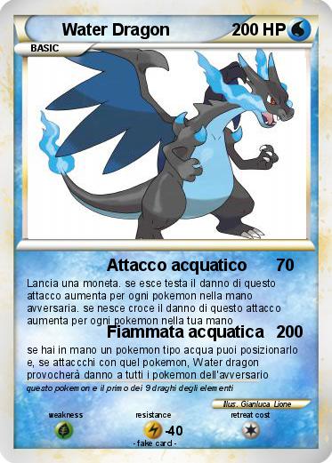 Pokemon Water Dragon