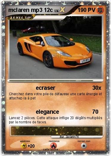 Pokemon mclaren mp3 12c