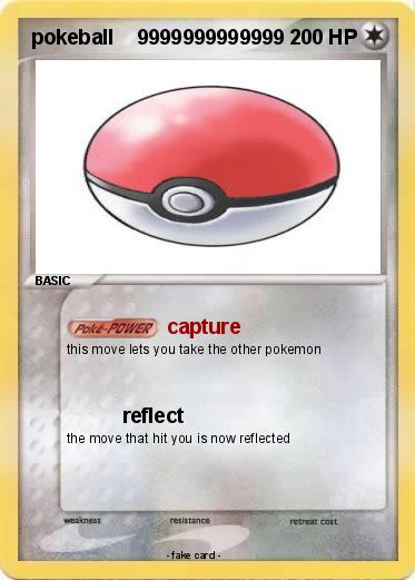 Pokemon pokeball    9999999999999