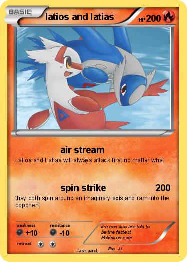 Pokemon latios and latias