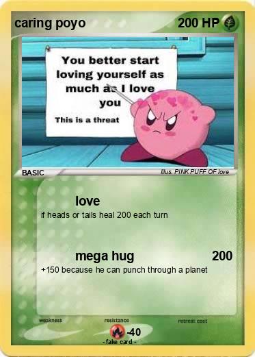 Pokemon caring poyo