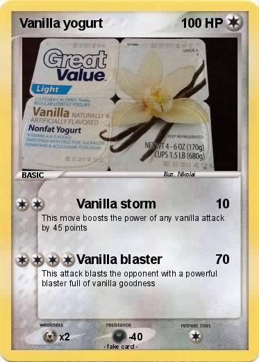 Pokemon Vanilla yogurt