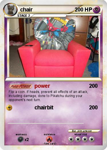 Pokemon chair