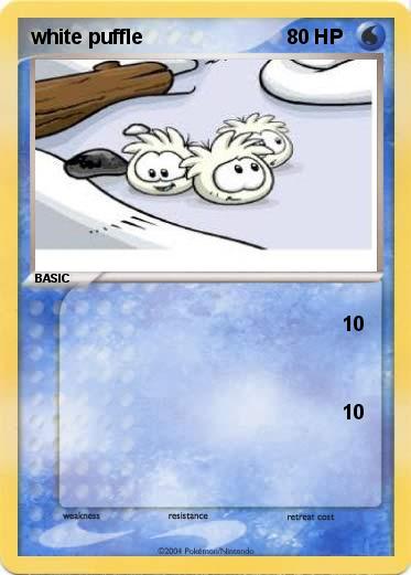 Pokemon white puffle