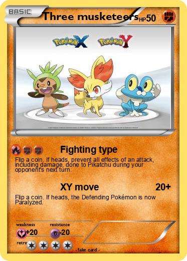 Pokemon Three musketeers