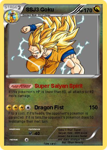 Pokemon SSJ3 Goku