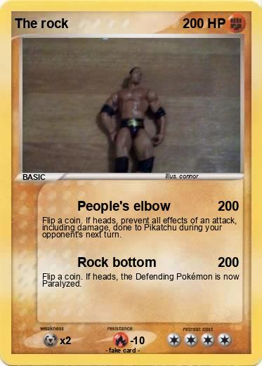Pokemon The rock
