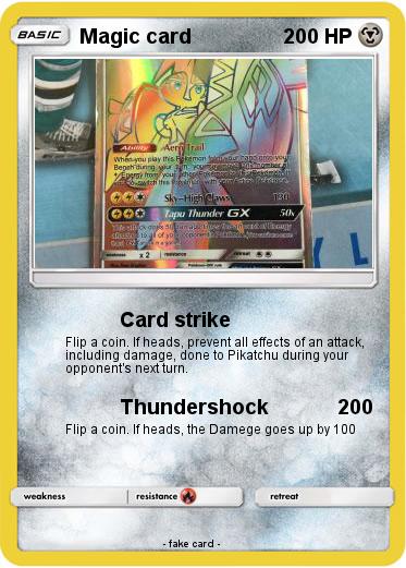 Pokemon Magic card