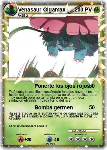 Pokemon Venasaur Gigamax