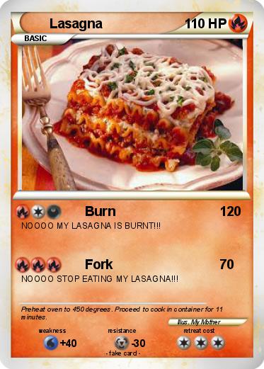 Pokemon Lasagna