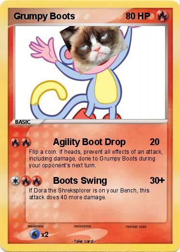 Pokemon Grumpy Boots