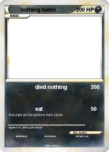 Pokemon nothing home