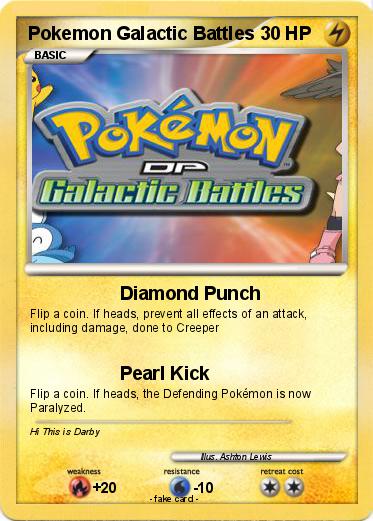 Pokemon Pokemon Galactic Battles