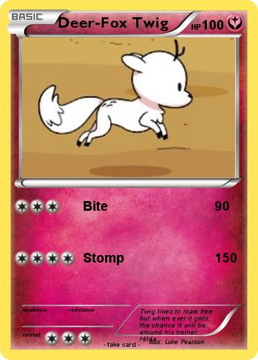 Pokemon Deer-Fox Twig