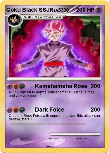 Pokemon Goku Black SSJR