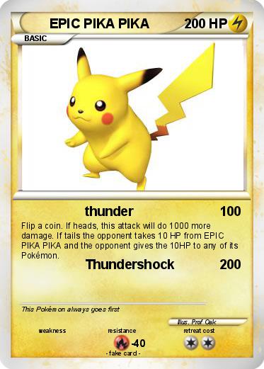 Pokemon EPIC PIKA PIKA