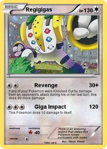 Pokemon Regigigas