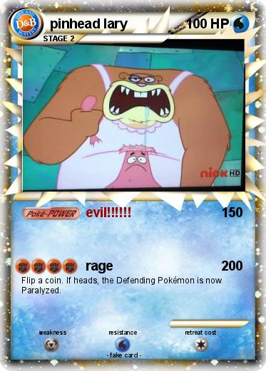 Pokemon pinhead lary