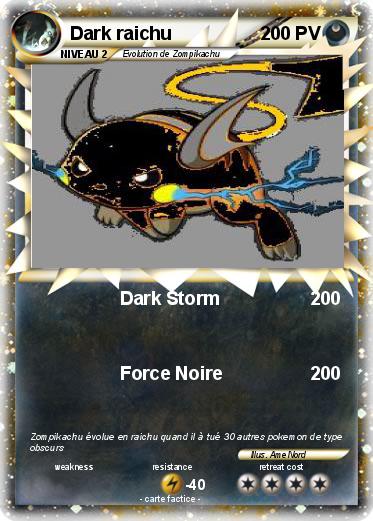 Pokemon Dark raichu