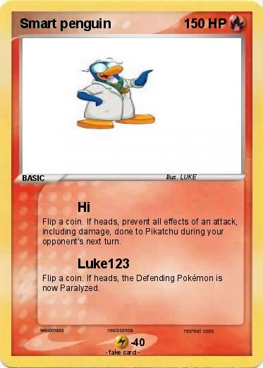 Pokemon Smart penguin