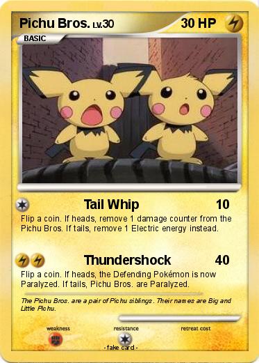Pokemon Pichu Bros.