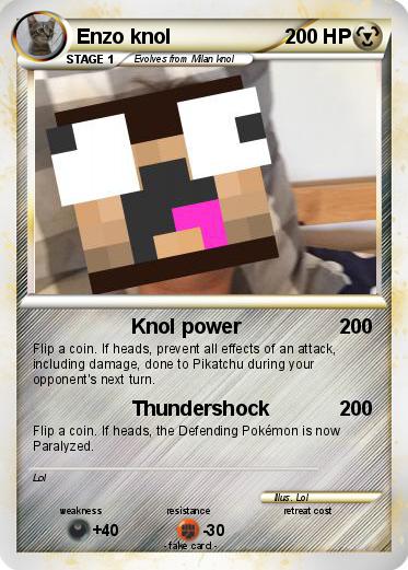 Pokemon Enzo knol
