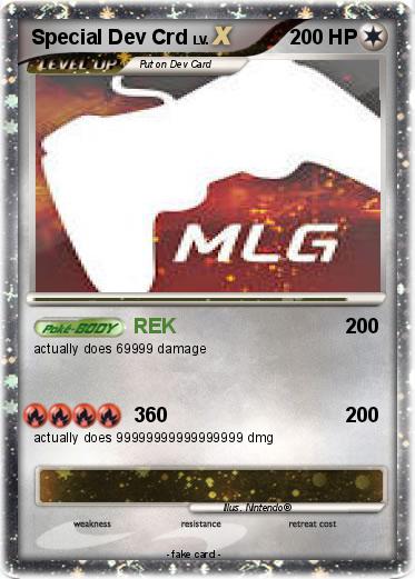 Pokemon Special Dev Crd