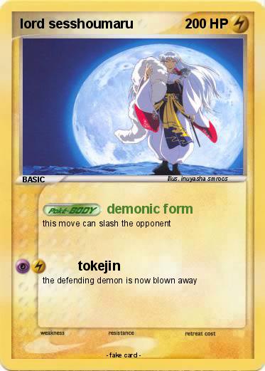 Pokemon lord sesshoumaru