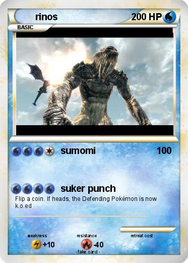 Pokemon rinos