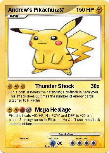 Pokemon Andrew's Pikachu