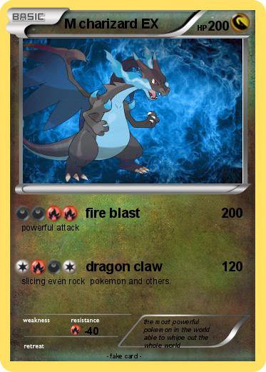 Pokemon M charizard EX