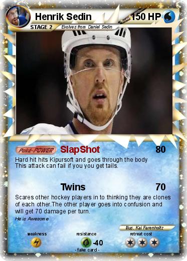Pokemon Henrik Sedin