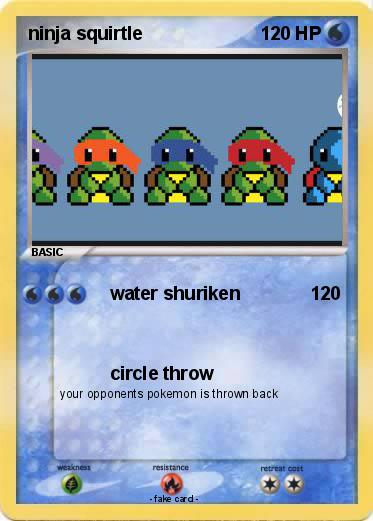 Pokemon ninja squirtle