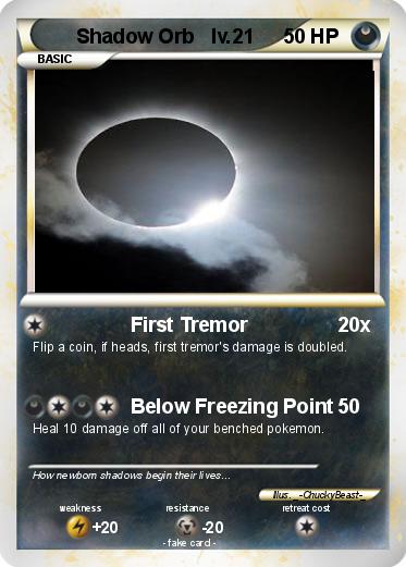 Pokemon Shadow Orb   lv.21