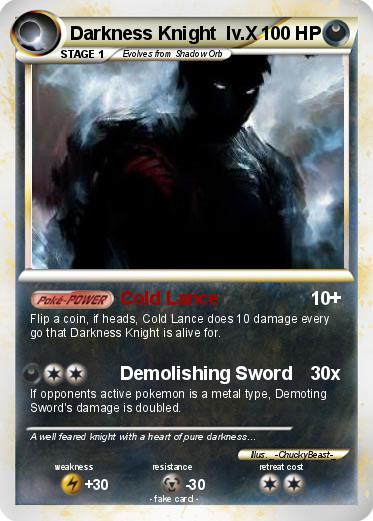 Pokemon Darkness Knight  lv.X