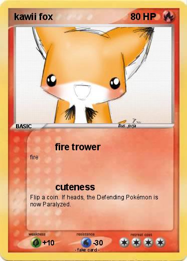 Pokemon kawii fox