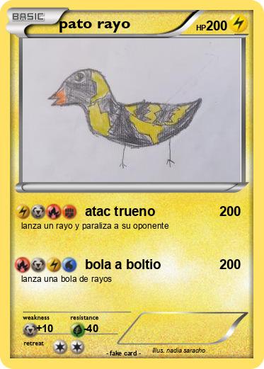 Pokemon pato rayo